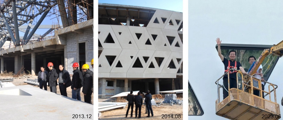 建设历程 版权:中国建筑设计研究院有限公司品筑工作室 feicheng civiv center