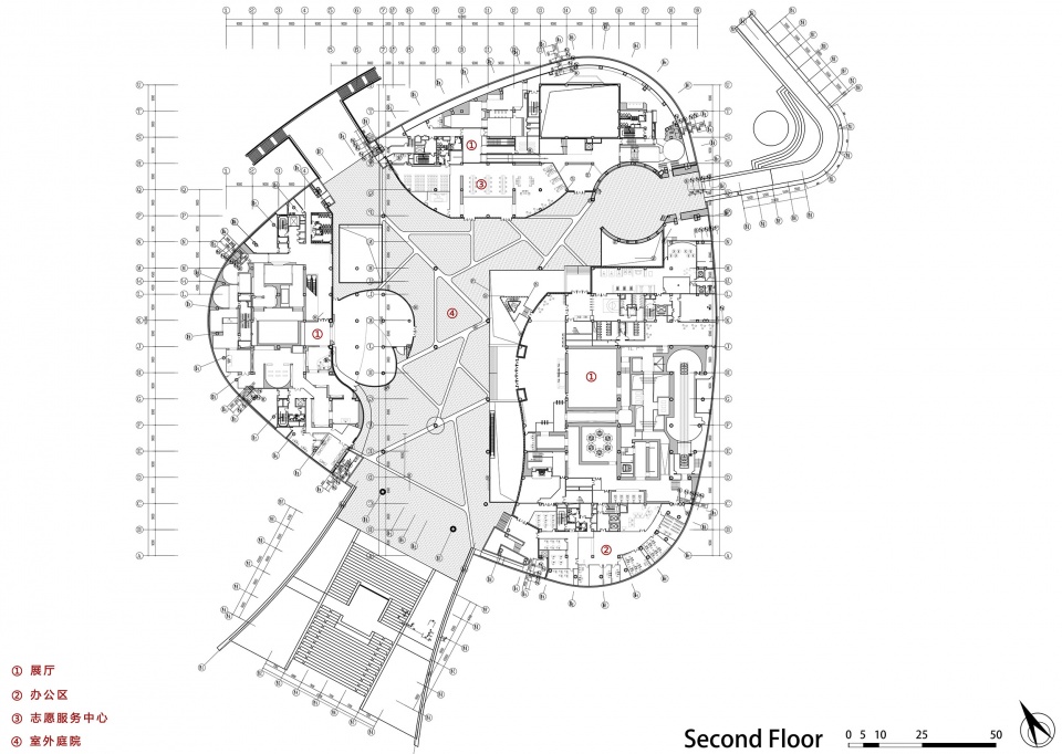 肥城2F平面图 feicheng civiv center