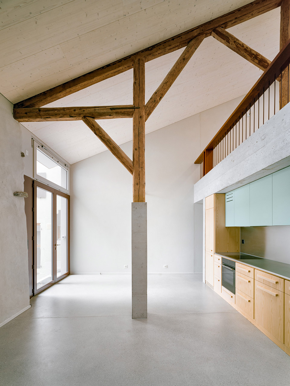 transformation of a house at carre damont meinier by lacroix chessex