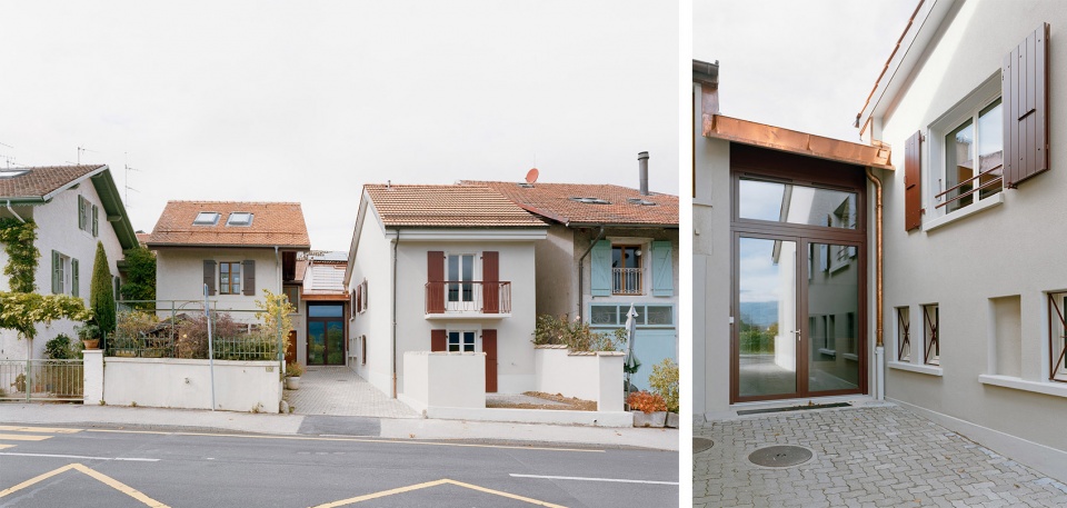 transformation of a house at carre damont meinier by lacroix chessex