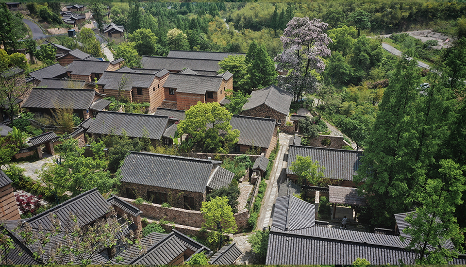 湖州十里芳菲香积岭村酒店(古村改造) 建成1
