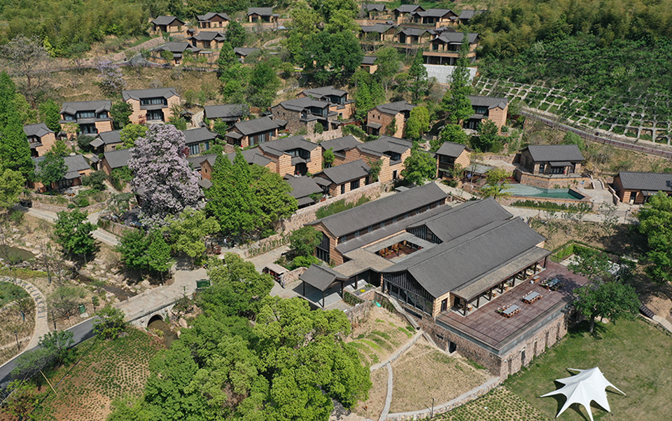 湖州十里芳菲香积岭村酒店(古村改造) 建成2